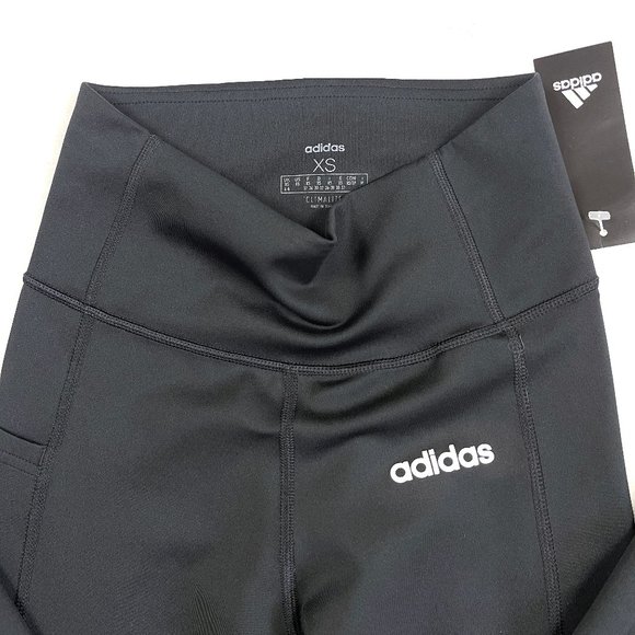 NWT Adidas 3 Stripe High waist Pocket 7/8 Tights - Picture 7 of 14